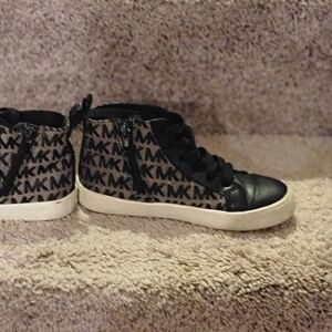 Michael Kors Youth Black Fashion High-Top Sneakers